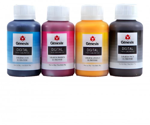 KIT REFIL DE TINTA SUBLIMÁTICA GÊNESIS SUBLIDESK