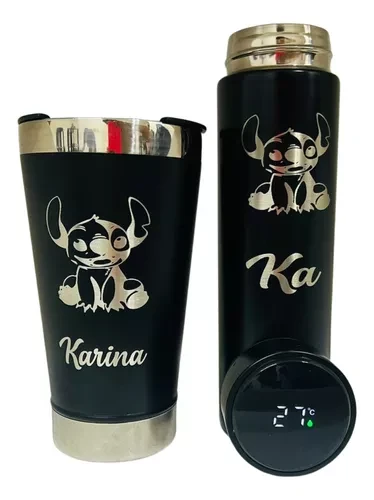 SERVIÇO DE GRAVAÇÃO A LASER DE COPO/GARRAFA DE ALUMÍNIO - 2 LADOS ATÉ 12X4CM