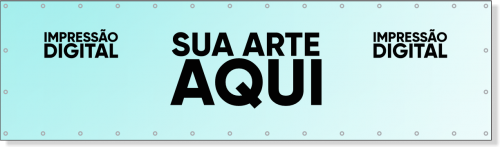 PROMOÇÃO | LONA M² COM ILHOS BRILHO 440G - LARGURA MÁX. 0,70 M