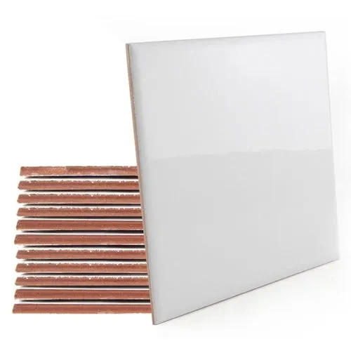 AZULEJO BRANCO BRILHO RESINADO 20X20 PARA SUBLIMAÇÃO