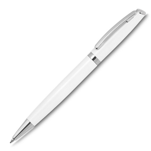 CANETA METAL BRANCA CM1027S