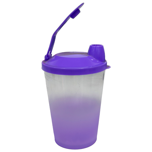 COPO BABY 220ML  DEGRADE C/TAMPA SHEIK LILÁS