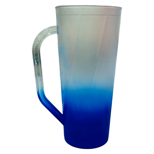 CANECA SLIM 420ML DEGRADÊ AZUL
