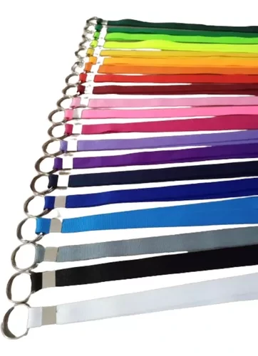 CORDAO TIRANTE PARA CANECA C/ ARGOLA P/ SUBLIMATICO 12mm X 1,20mt BRANCO