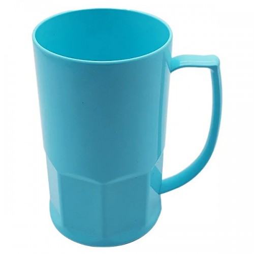 CANECA DE CHOPP POLIMERO 500 ML SUBLIMATICO AZUL BB 
