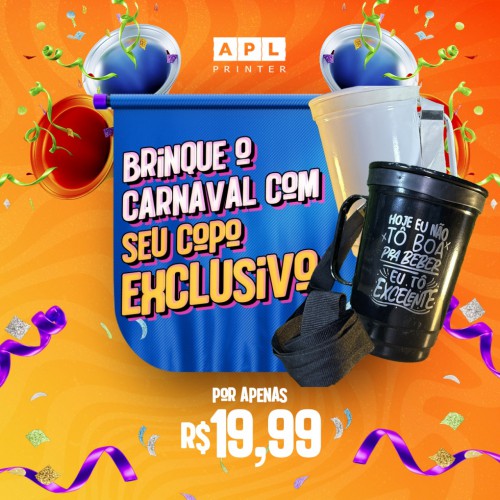 CANECA DE ALUMINIO 650ML PRETA PERSONALIZADA COM TIRANTE