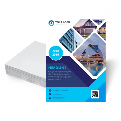 FOLDERS E FOLHETOS | COUCHE BRILHO 90G | 14x20 | 4x0 1000 UNIDADES