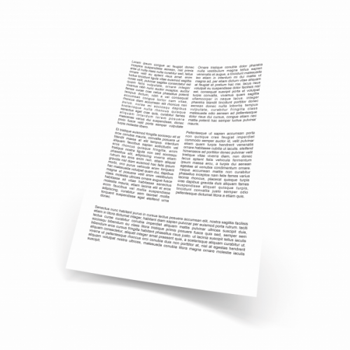 IMPRESSÃO PRETO A4 SULFITE 75G FRENTE