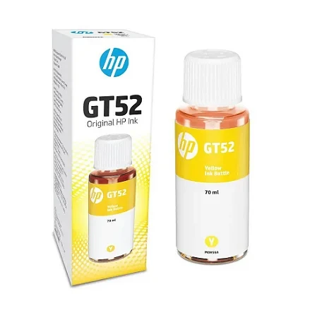 REFIL DE TINTA HP GT52 GT 52Y M0H56AL AMARELO | GT5822 INK TANK 416 SMART TANK 517 532 617 | ORIGINAL 70ML