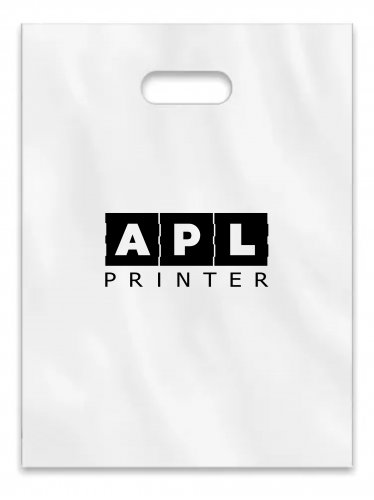 500 Sacola Alça Vazada Boca De Palhaço Branca 20x30