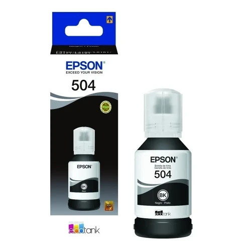 REFIL DE TINTA EPSON 504 127ML ORIGINAL BK