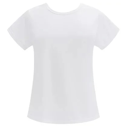 CAMISA BRANCA BABYLOOK 100% POLIESTER TAMANHO M