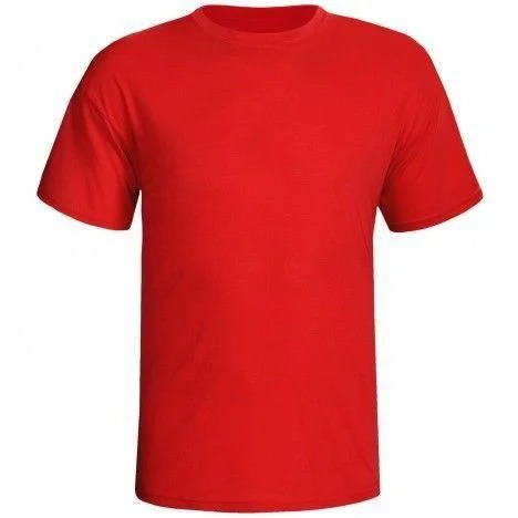 CAMISA VERMELHA 100% POLIESTER TAMANHO P