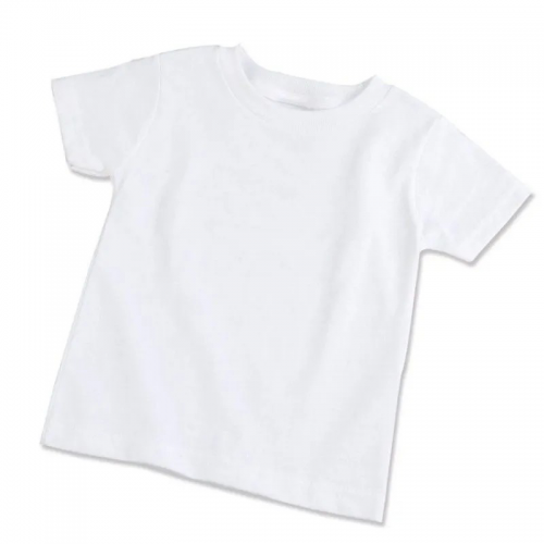 CAMISA INFANTIL  BRANCA 100% POLIESTER 8 ANOS