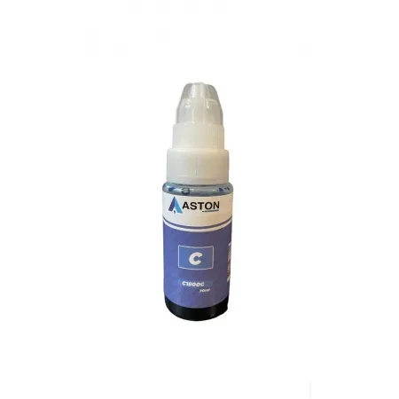 REFIL DE TINTA CYAN ASTON COMPATIVEL CANON G1100 G3110 G3111 G4100 G4110 G4132 C18/19 C1800/GI190  70ML