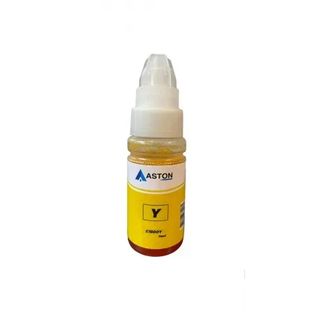REFIL DE TINTA YELLOW ASTON COMPATIVEL CANON G1100 G3110 G3111 G4100 G4110 G4132 C18/19 C1800/GI190  70ML