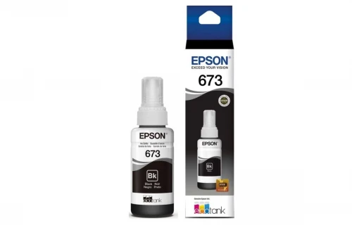 REFIL DE TINTA 673 EPSON ORIGINAL L800/L805/L810/L850 BK 70ML