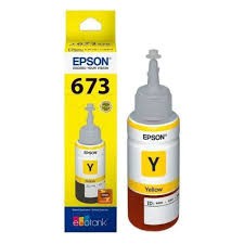 REFIL DE TINTA 673 EPSON ORIGINAL L800/L805/L810/L850 YELLOW 70ML