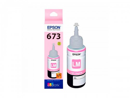 REFIL DE TINTA 673 EPSON ORIGINAL L800/L805/L810/L850 MAGENTA LIGHT 70ML