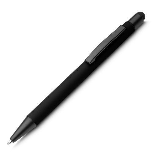 CANETA METAL PRETA PONTA TOUCH CM3840 PERSONALIZADA LASER