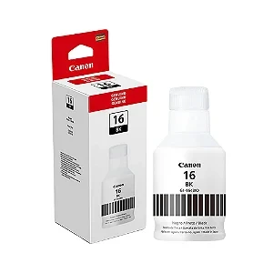 REFIL DE TINTA GI-16 PRETO PIGMENTO PARA CANON GX 6010 GX 7010 167ML ORIGINAL