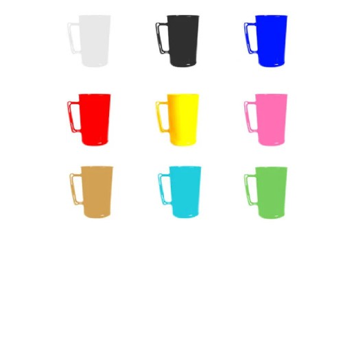 CANECA PLÁSTICA LEITOSO DE 350ML - CONSULTE CORES
