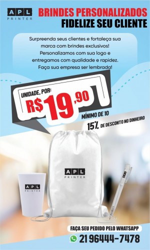 Kit Personalizado Copo Eco + Ecobag + Caneta