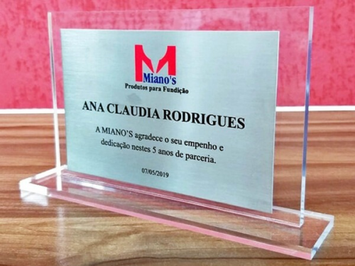 Placa Acrilica 20x15