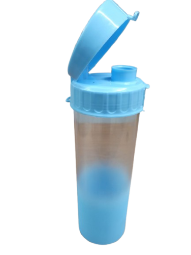 SHAKEIRA DEGRADE C/TAMPA 475ML COR AZUL CLARO