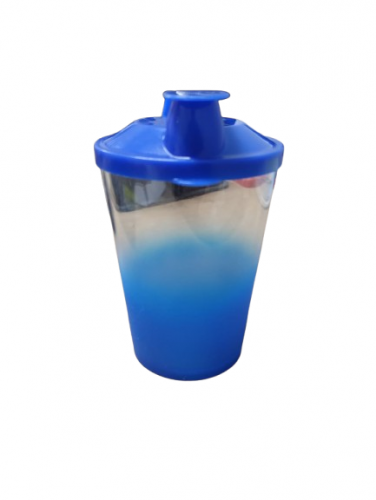 COPO BABY 220ML DEGRADE C/TAMPA SHEIK AZUL CANETA