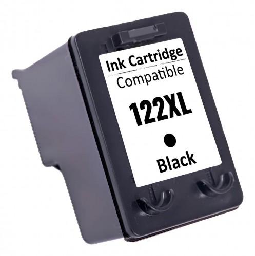 CARTUCHO TINTA COMPATIVEL HP 122XL PRETO | J110A J210A J510A J610A | 12ML MICROJET