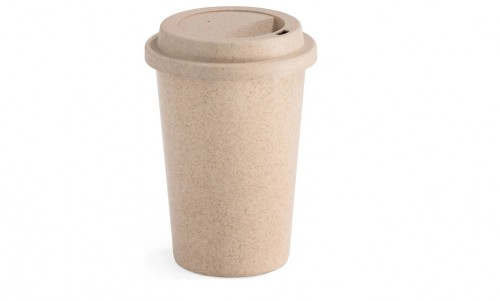 COPO PARA VIAGEM FIBRA DE BAMBU C/TAMPA 450ML