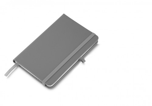 CADERNO PARA ANOTACOES 9X14 CAD003 COR CINZA PERSONALIZADO
