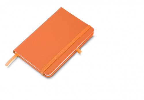 CADERNO PARA ANOTACOES 9X14 CAD003 COR LARANJA PERSONALIZADO