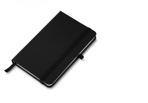 CADERNO PARA ANOTACOES 9X14 CAD003 COR PRETO PERSONALIZADO