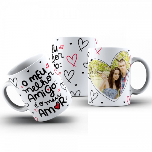 CANECA BRANCA PERSONALIZADA
