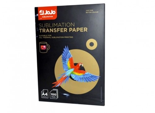 PAPEL SUBLIMÁTICO JOJO FUNDO ROSA 100G A4 PCT C/100 Folhas