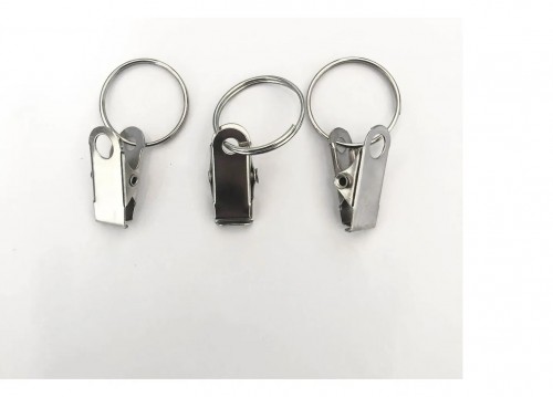 CLIPS JACARE COM ARGOLA P/ CRACHA 13 MM