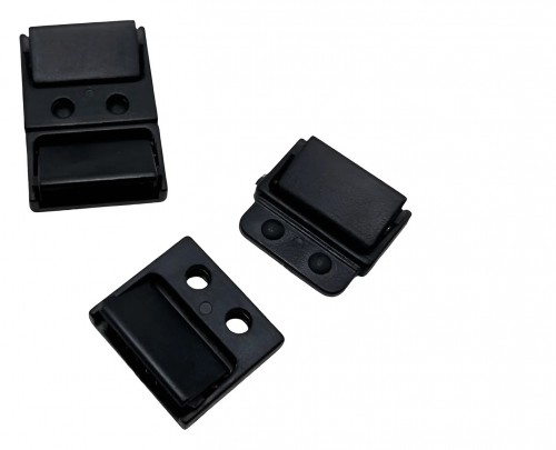 TRAVA DE SEGURANÇA PARA CORDAO CRACHÁ 20MM PRETO