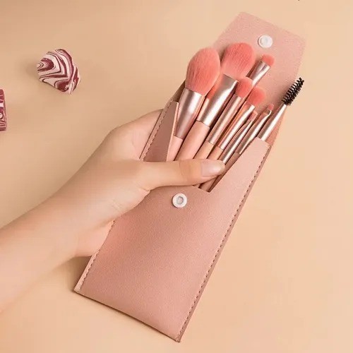 KIT PINCEL 8 PEÇAS COM ESTOJO PERSONALIZADO 