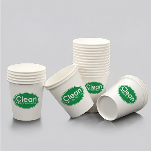 Copo Papel Branco 60ml Biodegradável Térmico Personalizado 200uni