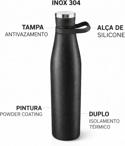 GARRAFA TERMICA INOX 750ML
