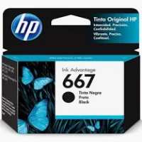 CARTUCHO TINTA HP 667 2ML PRETO ORIGINAL 