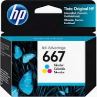 CARTUCHO TINTA HP 667 2ML COLORIDO ORIGINAL 